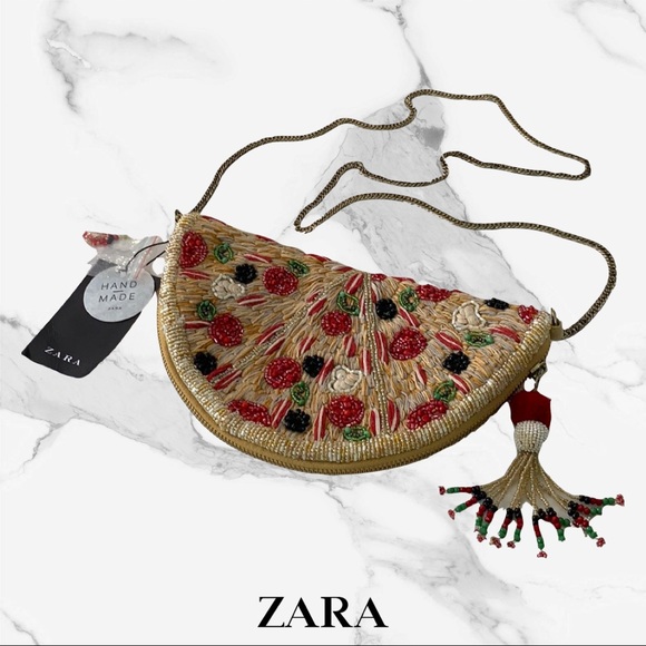 Zara Handbags - ZARA Pizza Bag (RARE)